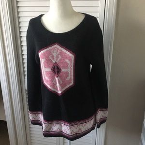 Boho Tunic Sabra Vintage 70s Womens Sweater